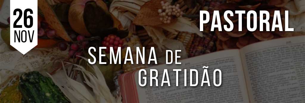 Semana de gratidão